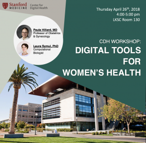 CDH Workshop: Digital Tools for Women's Health @ LKSC 130 | Palo Alto | California | United States
