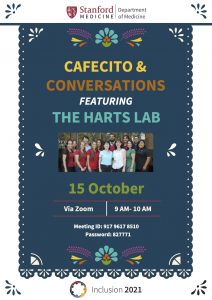 Cafecito & Conversations Featuring the Harts Lab @ Online only