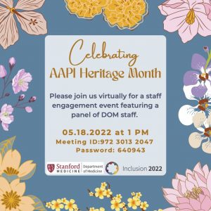Panel: Celebrating AAPI Heritage Month @ Online only