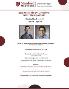 Endocrinology Division Mini Symposium @ In person and via Zoom (details upon registration)
