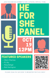 He for She Panel @ Online only via Zoom